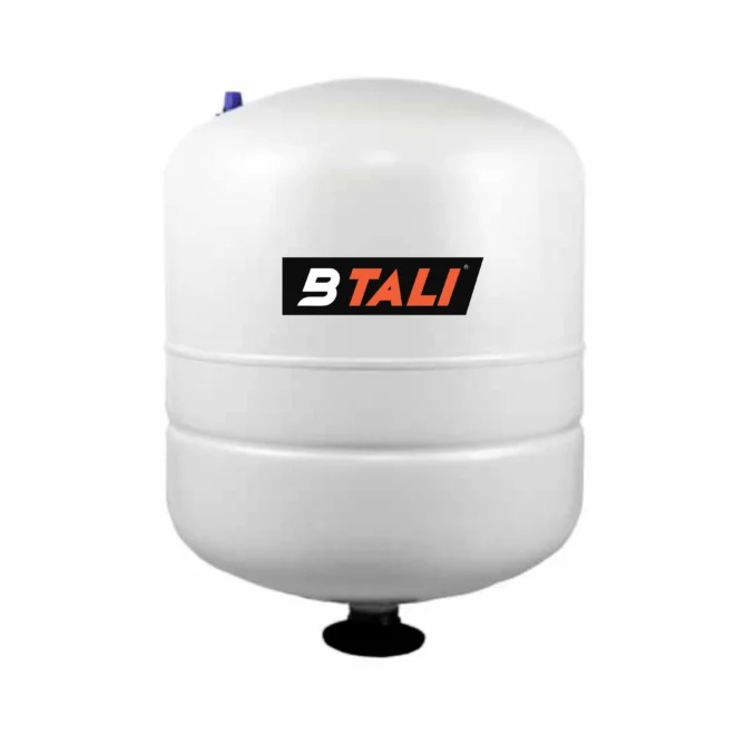 24-liter vertical pressure tank; ideal for water pressure boosting; suitable as a small water pressure pump in residential applications. Compatible with 1hp water pumps.