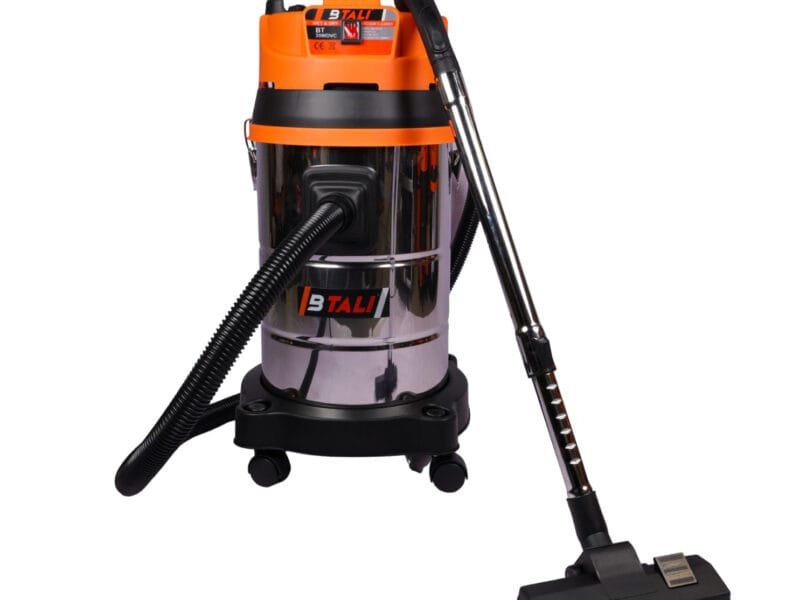 A professional vacuum cleaner smelling burnt due to motor overheating issues during industrial cleaning operations in India.