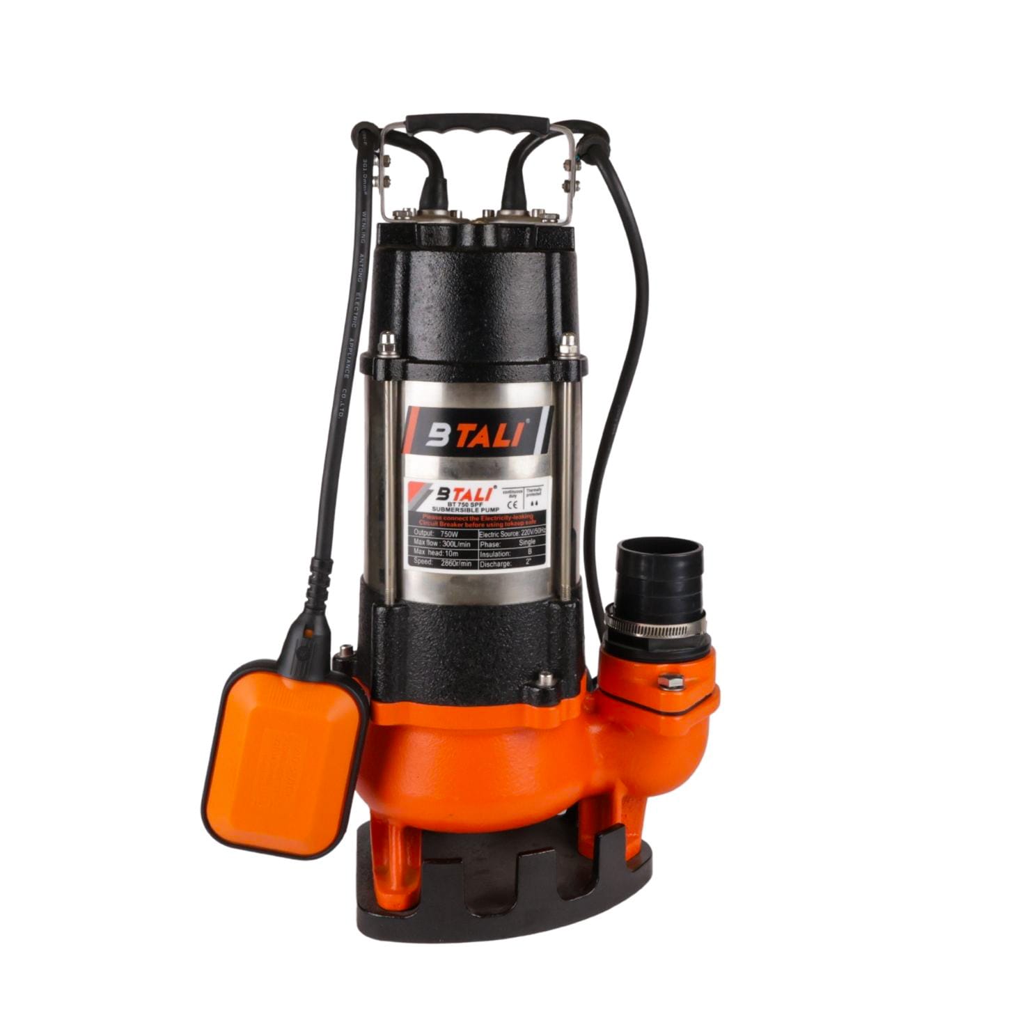 Btali BT 750 1HP Submersible Pump with Float SPF New 18%