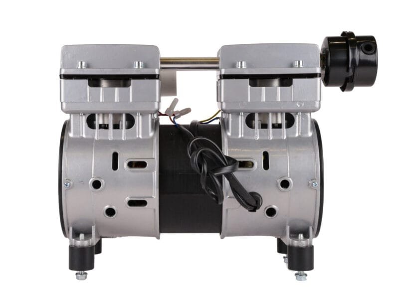 Compact and durable Btali BT 750 1.5 HP aluminum oil free air compressor providing clean air solutions for dental and industrial applications.