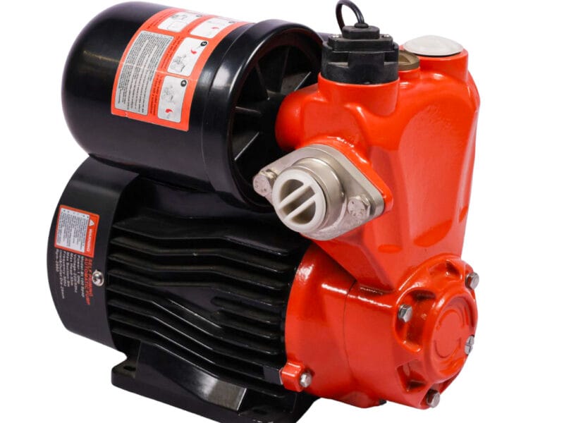 A durable self priming pump for agriculture by Btali International used to optimize water flow in Indian irrigation systems.