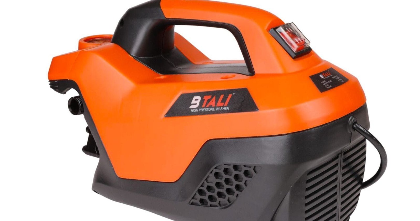 Industrial heavy duty pressure washer cleaning construction equipment using Btali International high pressure cleaner in India.